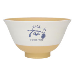 Japan Peanuts Rice Bowl - Snoopy Brother Olaf / Pastel Yellow