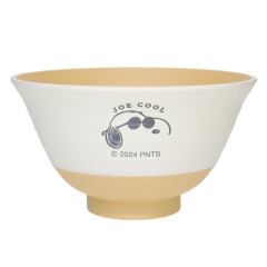 Japan Peanuts Rice Bowl - Snoopy Joe Cool / Pastel Yellow