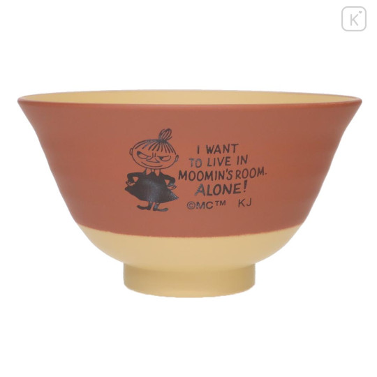 Japan Moomin Rice Bowl - Little My / Pastel Brown - 1