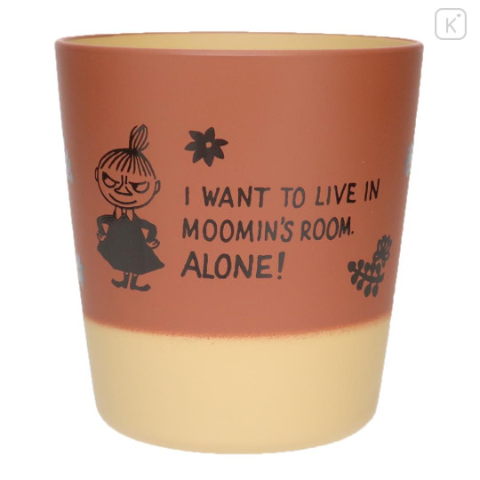 Japan Moomin Plastic Cup - Little My / Pastel Brown - 1