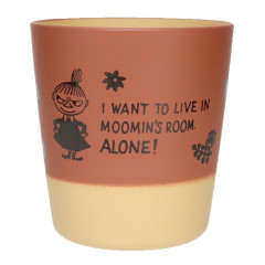 Japan Moomin Plastic Cup - Little My / Pastel Brown