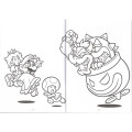 Japan Mario A5 Coloring Book - Super Mario Brothers - 2