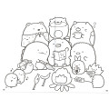 Japan San-X A5 Coloring Book - Sumikko Gurashi / Sumikko Camp - 3