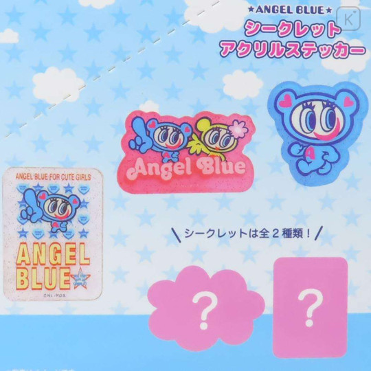 Japan Angel Blue Secret Acrylic Sticker - Blind Box - 3