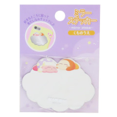 Japan Kirby Acrylic Mirror Sticker - Kirby & Waddle Dee : Sleeping