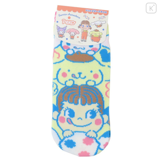 Japan Sanrio × Peko-chan Socks - Cinnamoroll & Pompompurin - 1