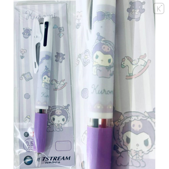 Japan Sanrio Jetstream 2 Color Multi Ballpoint Pen - Kuromi : Baby - 1