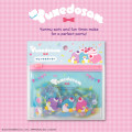 Japan Sanrio Clear Sticker with Mini Zipper Case - Tuxedosam / Anniversary - 1