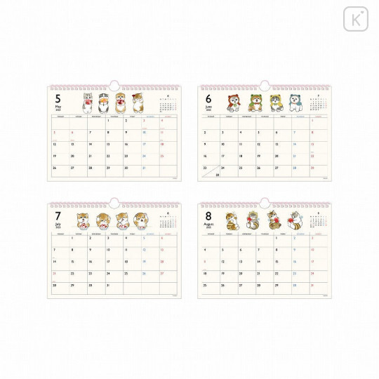 Japan Mofusand Wall Calendar - 2025 - 2