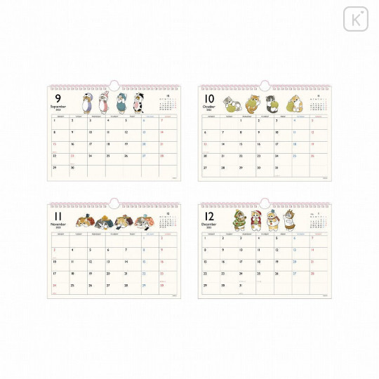 Japan Mofusand Wall Calendar - 2025 - 3