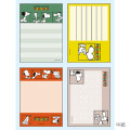 Japan Peanuts Mini Notepad - Snoopy / 75th Anniversary Rush - 2