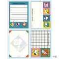 Japan Peanuts Mini Notepad - Snoopy / 75th Anniversary Green - 2