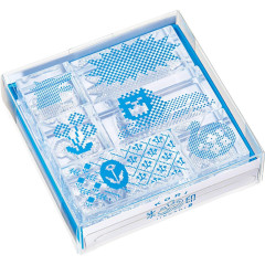 Japan Hitotoki Kori Jirushi Transparent Stamp Set - Dot