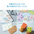 Japan Hitotoki Kori Jirushi Transparent Stamp Set - Dot - 7