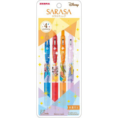 Japan Disney Sarasa Clip Gel Pen Set - Elsa & Mickey Mouse & Rapunzel & Peter Pan / Fantasy B