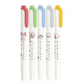 Japan Disney Mildliner Double-Sided Highlighter Set - Mickey & The Aristocats & Winnie the Pooh - 2