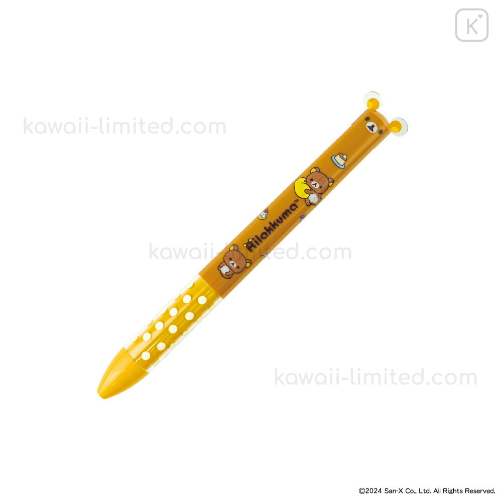 Japan San-X Two Color Mimi Pen - Rilakkuma