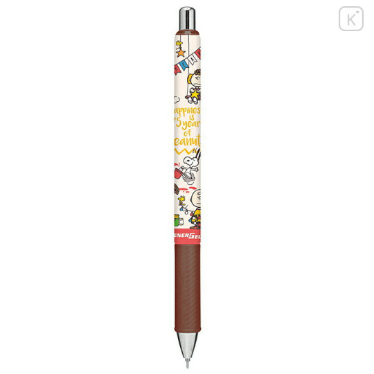 Japan Peanuts EnerGel Gel Pen - Snoopy / 75th Anniversary Happiness - 1