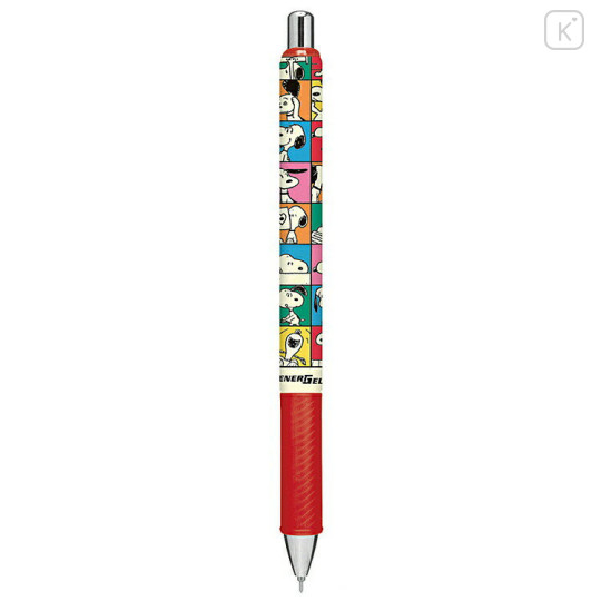 Japan Peanuts EnerGel Gel Pen - Snoopy / 75th Anniversary Colorful - 1