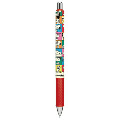 Japan Peanuts EnerGel Gel Pen - Snoopy / 75th Anniversary Colorful