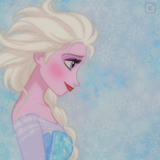 Japan Disney Store Japanese Signature Board - Elsa / Blue - 4