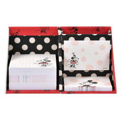 Japan Disney Store Sticky Notes & Memo Pad & Pen Stand - Minnie Mouse