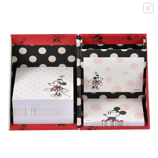 Japan Disney Store Sticky Notes & Memo Pad & Pen Stand - Minnie Mouse - 5