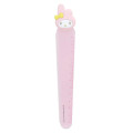 Japan Sanrio Mascot 12cm Ruler - My Melody / Clear - 1