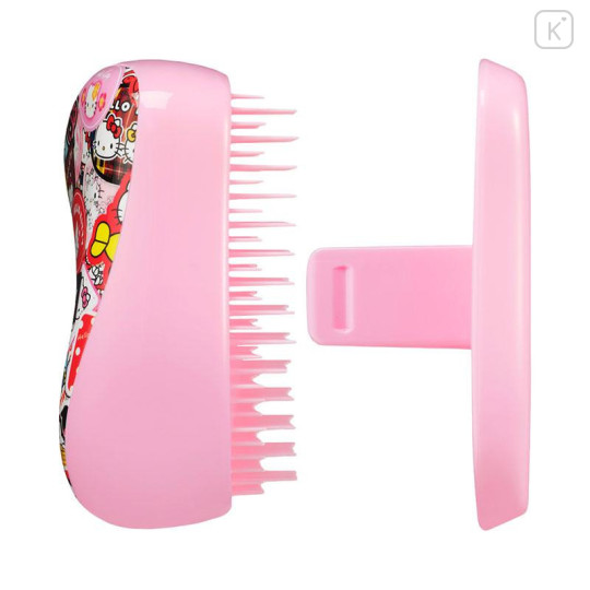 Japan Sanrio Tangle Teezer Hair Care Brush Compact Styler - Hello Kitty 50th Anniversary Pink - 4