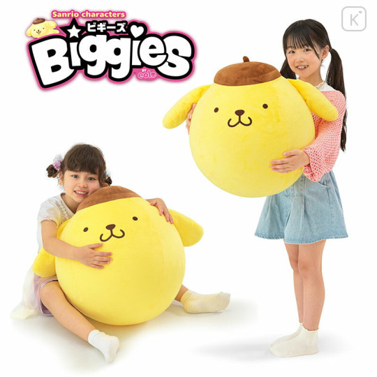 Japan Sanrio Biggies Inflatable Plush Soft Toy - Pompompurin - 1