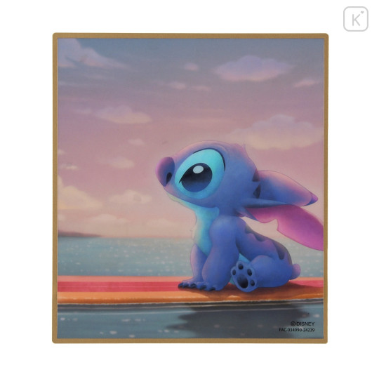 Japan Disney Store Japanese Signature Board - Stitch / Beach - 1