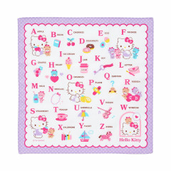 Japan Sanrio Original Handkerchief - Hello Kitty / Alphabet