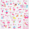 Japan Sanrio Original Handkerchief - Hello Kitty / Alphabet - 2