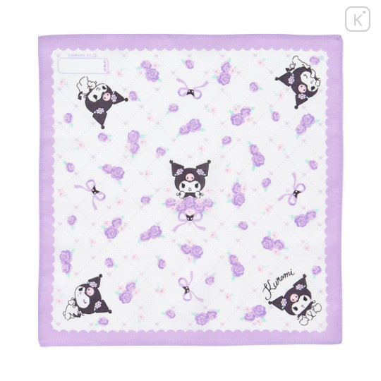 Japan Sanrio Original Handkerchief - Kuromi - 1