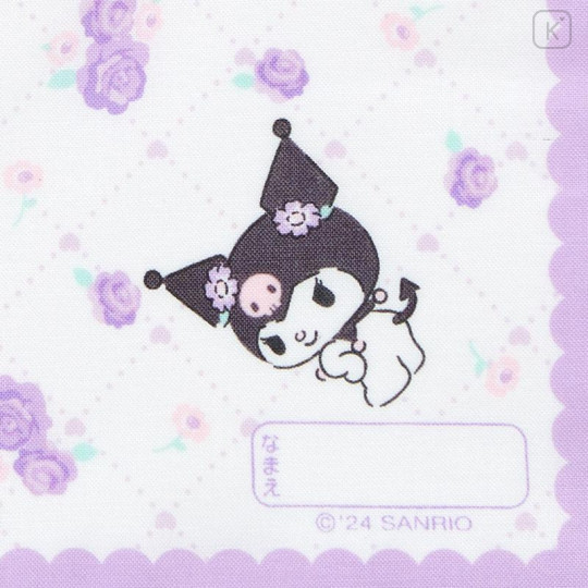 Japan Sanrio Original Handkerchief - Kuromi - 4