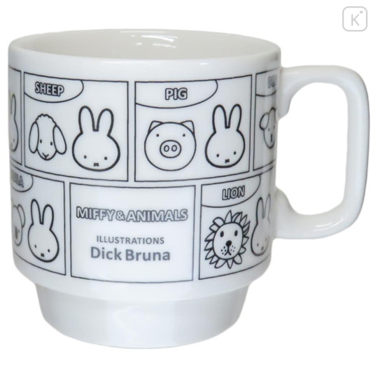 Japan Miffy Stacking Mug - Miffy / Animal White - 1