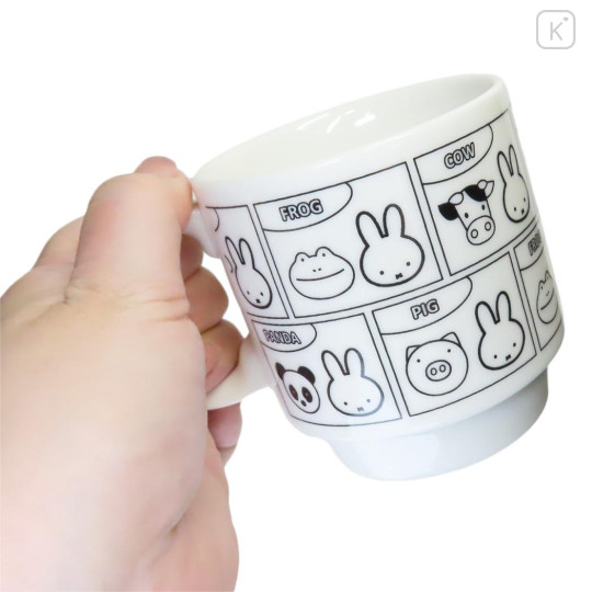 Japan Miffy Stacking Mug - Miffy / Animal White - 2