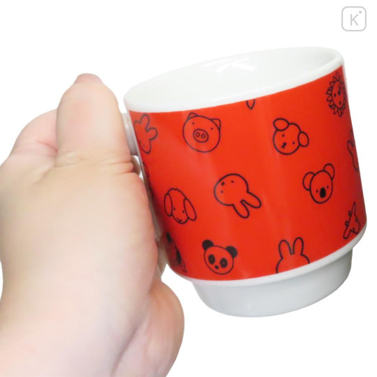 Japan Miffy Stacking Mug - Miffy / Animal Red - 2