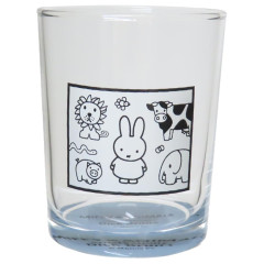 Japan Miffy Glass Tumbler - Miffy / Animal White