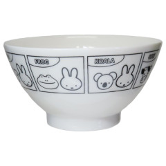 Japan Miffy Rice Bowl - Miffy / Animal White