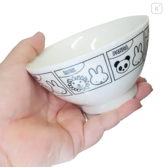 Japan Miffy Rice Bowl - Miffy / Animal White - 2