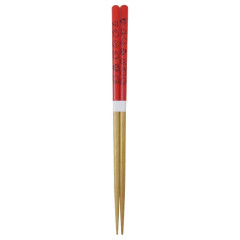 Japan Miffy Natural Wood Chopsticks 23cm - Miffy / Animal Red