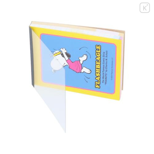 Japan Peanuts Mini Notepad - Snoopy / FlashBeagle Blue - 4