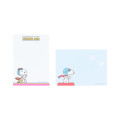 Japan Peanuts Mini Notepad - Snoopy / Flying Ace Pink - 3