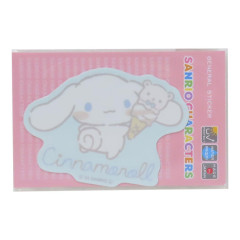 Japan Sanrio Vinyl Sticker - Cinnamoroll / Relaxing Natural Ice Cream Blue