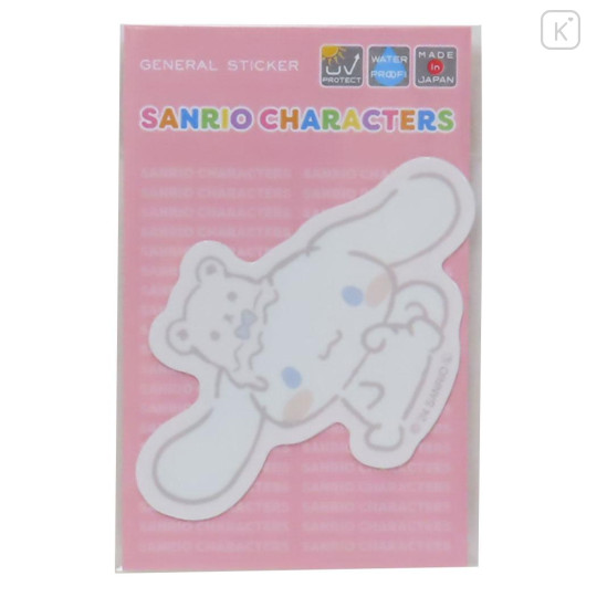 Japan Sanrio Vinyl Sticker - Cinnamoroll / Relaxing Natural - 1