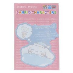 Japan Sanrio Vinyl Sticker - Cinnamoroll / Relaxing Natural Dreaming Ice Cream