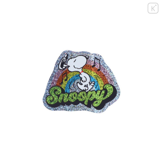 Japan Peanuts Vinyl Hologram Sticker - Snoopy / Rainbow - 1