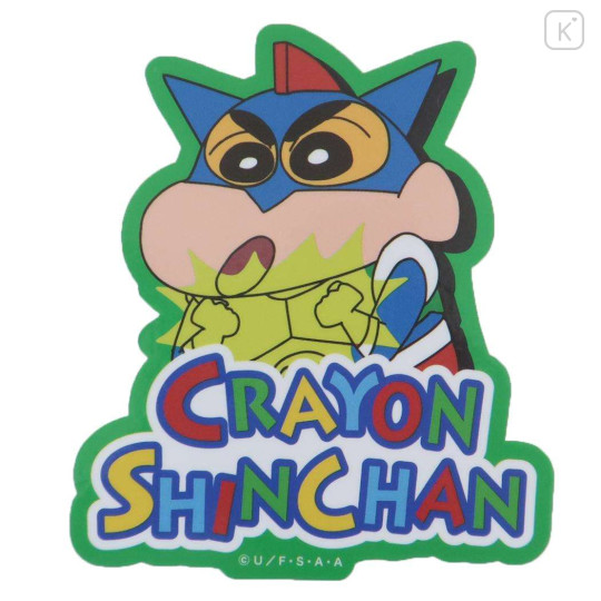 Japan Crayon Shin-chan Vinyl Sticker - Shinnosuke Nohara / Action Mask Kamen - 1