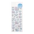 Japan Sanrio Glitter 3D Sticker - Cinnamoroll & Little Twin Stars / Angels Relaxing Night Time - 2